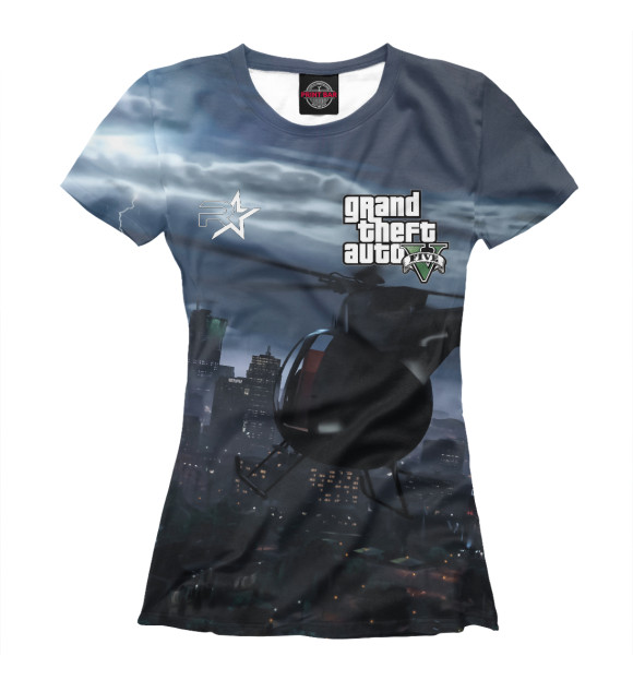 Футболка Grand Theft Auto | GTA для девочек 