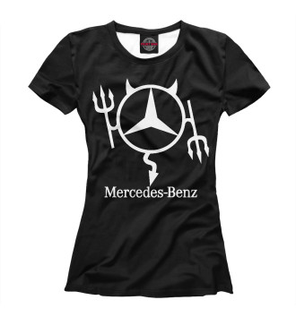 Футболка для девочек Mercedes-Benz (Чёртик)